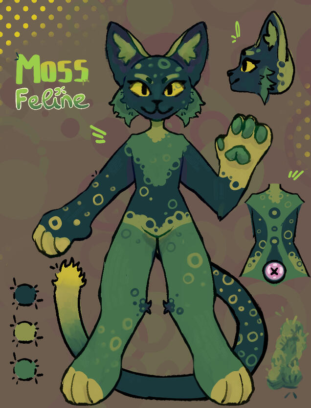 Moss feline 3€